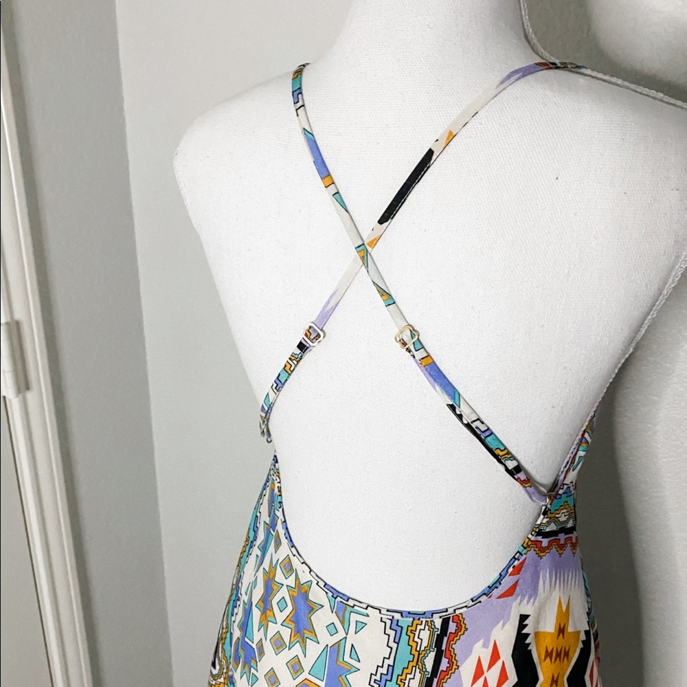 Nwot Naven Multi-Color Boho Style A-Line Dress - image 4